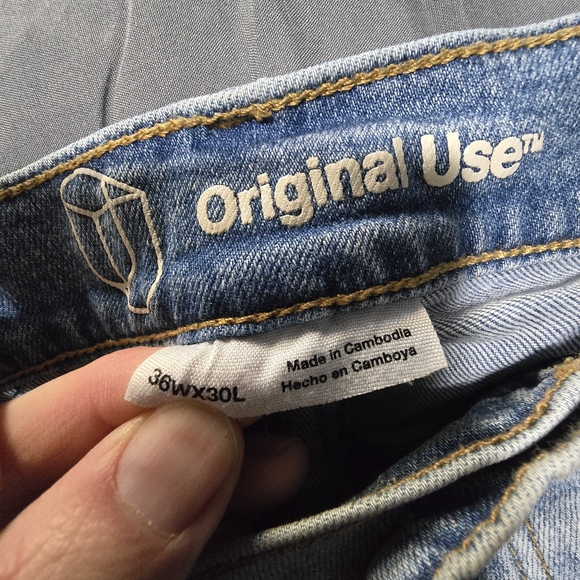 Men's original use 36x30 jeans - Picture 2 of 3